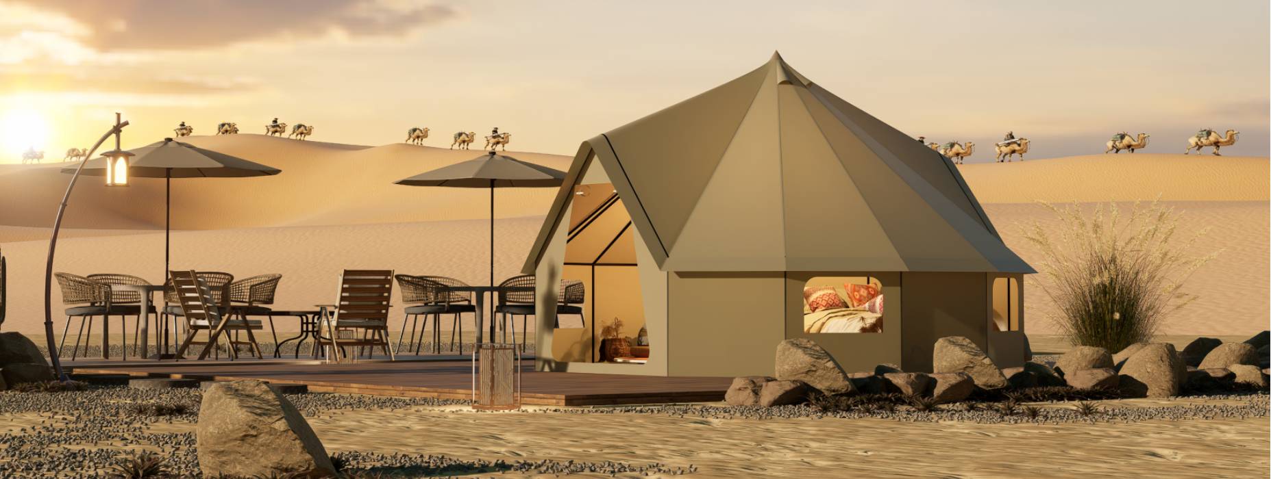 朗县露营酒店帐篷产品